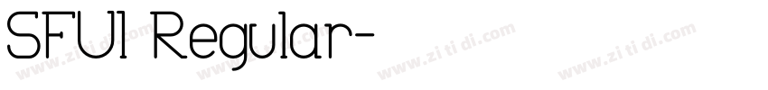 SFUI Regular字体转换